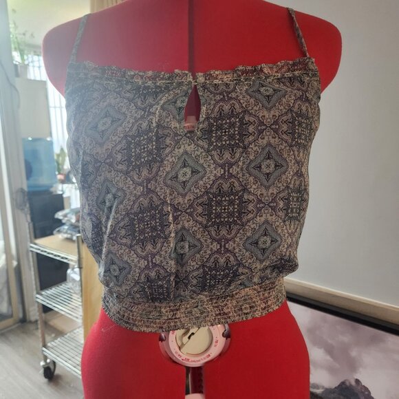 Boho Printed Smocked Cami Top — Women’s Size XS — Very Good Condition - Picture 1 of 1